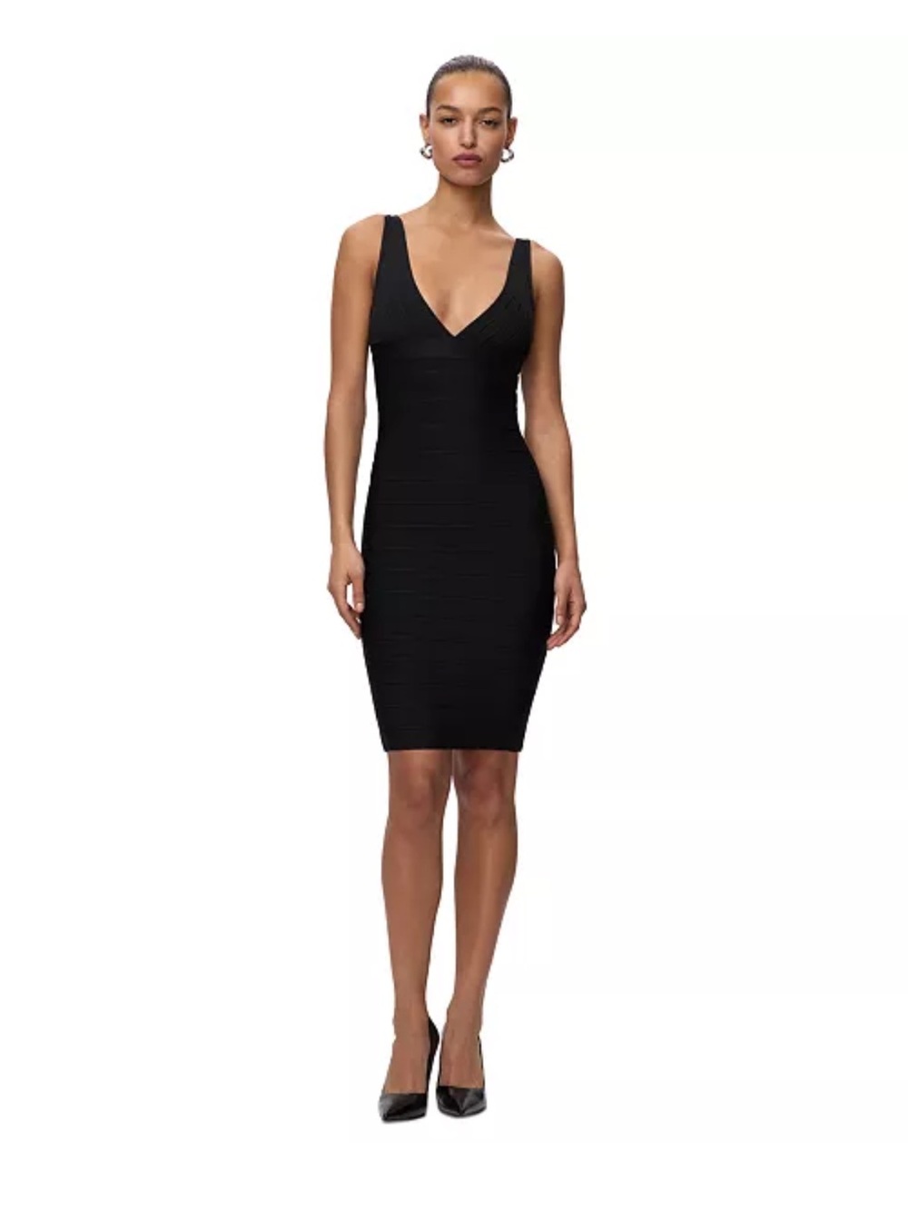 Herve Leger black bandage dress y2k size XS